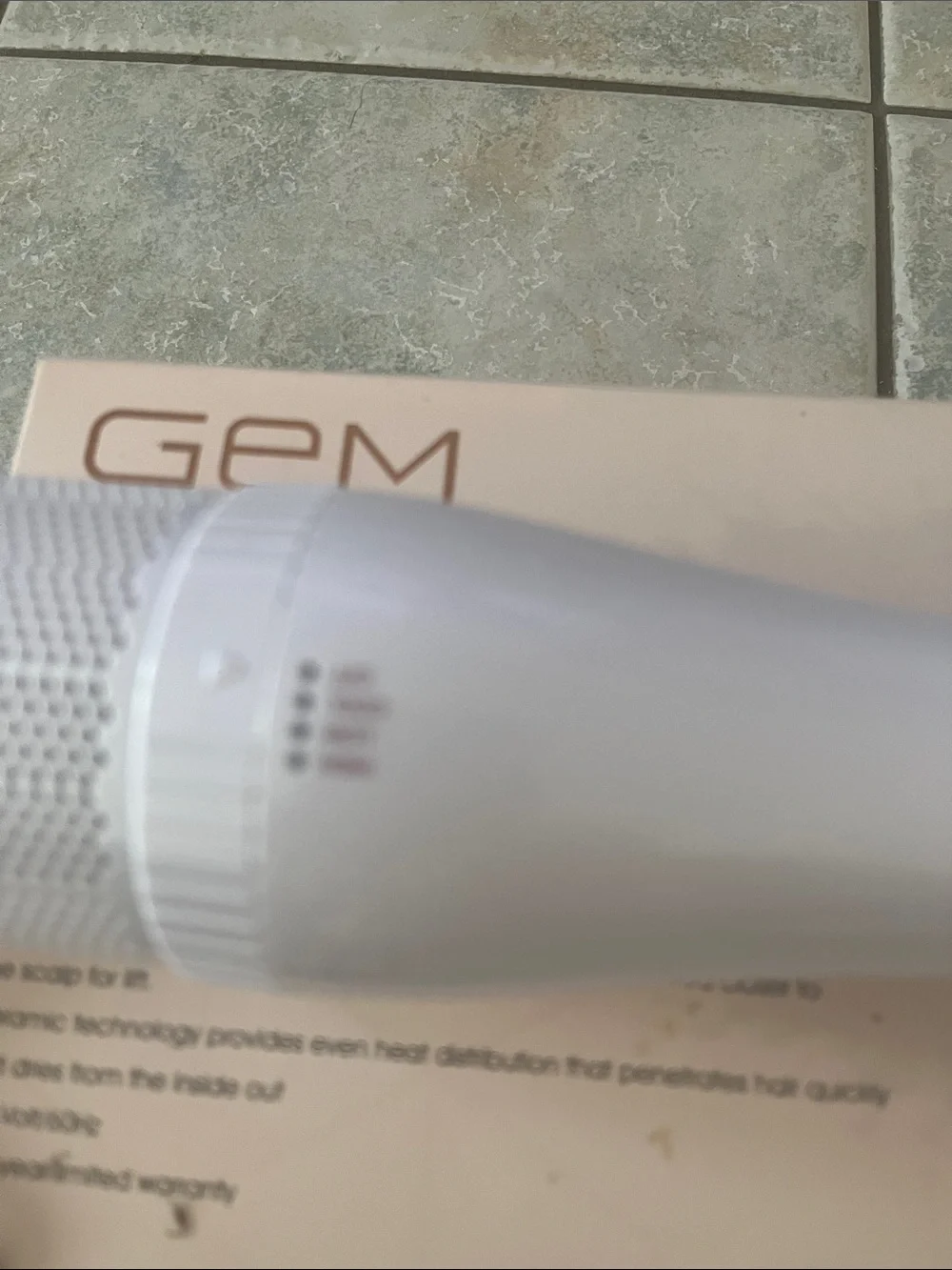 GEM HOT AIR BRUSH STYLING GEM0318W